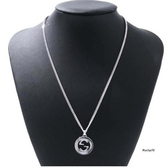 New Authentic Gucci Groove GG Necklace 22" - Picture 2 of 10